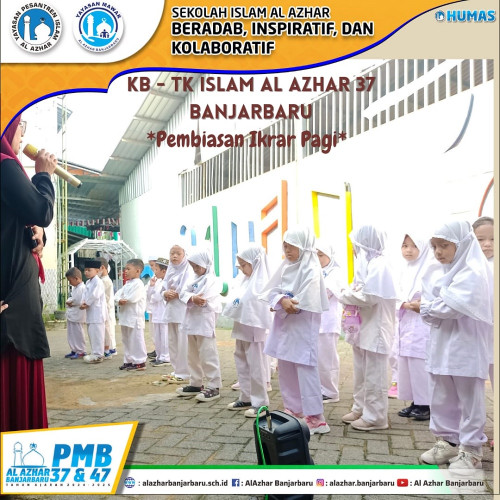 Pembiasaan Dispilin dengan melaksanakan Ikrar setiap Pagi