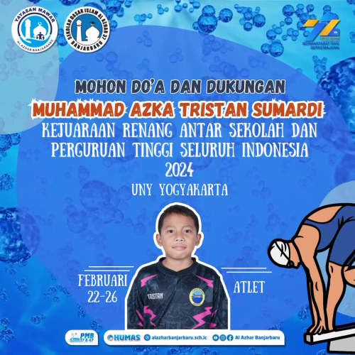Mohon doa dan dukungan untuk ananda Tristan dalam kejuaran renang se indonesia di UNY Yogyakarta